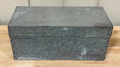 Vintage metal ammo tool box - vintage,
