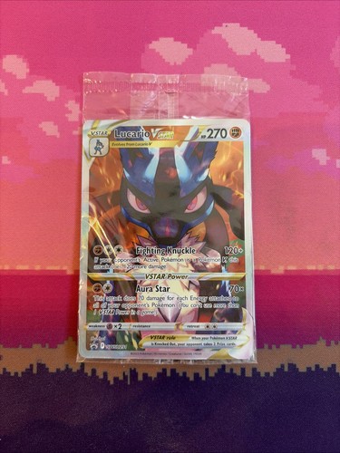 Pokemon card lucario vstar - lucario,