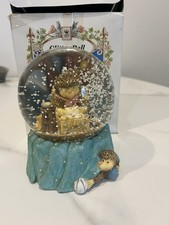 Regency Fine Arts Hedgehog Family Glitter Ball