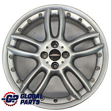Mini R56 Grey Light Alloy Wheel Rim 18" 7J ET:52 Double Spoke 6777357