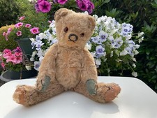 Vintage Old Well loved Teddy Bear , 12 inches tall , Sweet Expression.