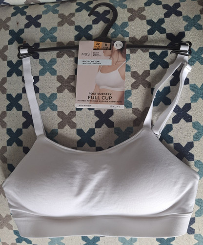 White 32b post surgery - white,