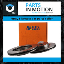 2x Brake Discs Pair Vented