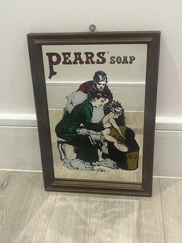 Pears soap advertising - advertising, mirror