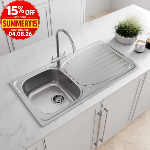 Stainless steel inset kitchen - inset,