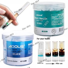 100PCS Tobacco Tar Filters Slim Regular for Roll Up Plastic Holder Reduce Tar UK