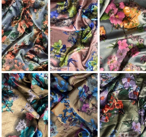 Printed charmeuse faux - printed,