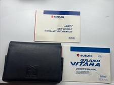 SUZUKI GRAND VITARA (2005 - 2009) OWNERS MANUAL AND CASE OEM USED.
