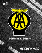 x1 Classic AA Badge Stickers