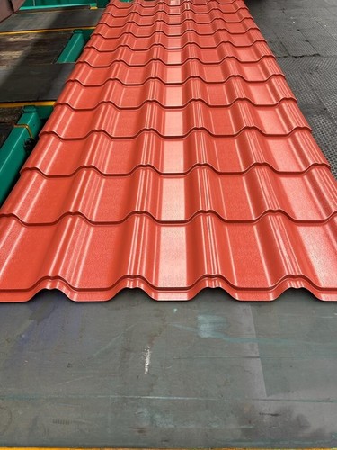 Tile effect roofing - effect, sheets