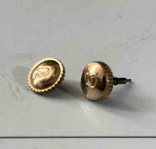 Omega watch crown 5mm - lot, 2