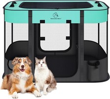 Foldable Pet Playpen,Cat Dog Playpen,Portable Dog Cage soft Portable Exercise K