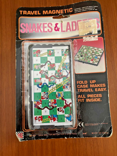 Snakes ladders mini travel - ladders,