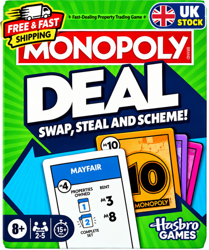 Monopoly deal card game - monopoly, in
