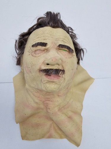 Latex old man mask unisex - latex,