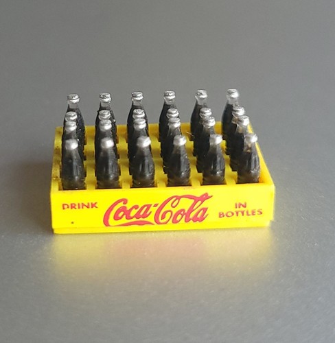 Miniature coca cola crate - coca, with