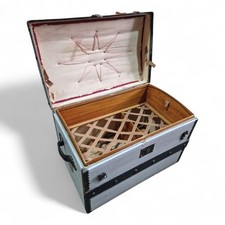 Antique Dome Top Trunk Painted