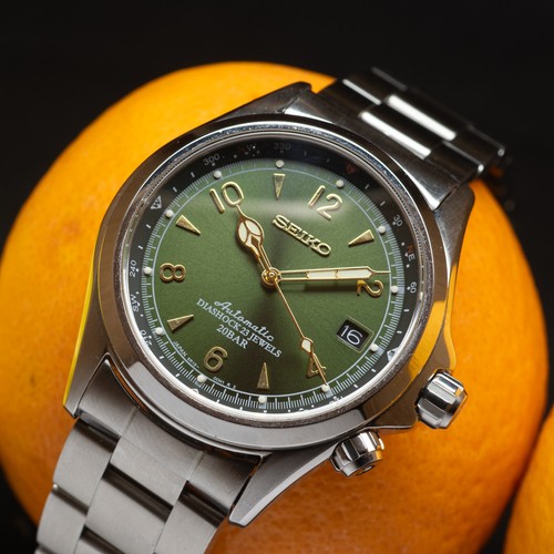 Seiko alpinist green men - green, men's