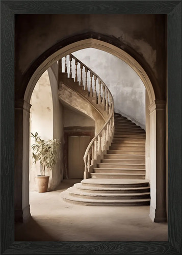 Old staircase architecture - old,