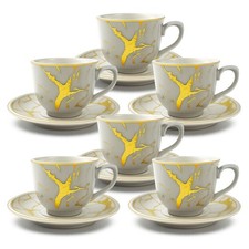 Luxury Cup & Saucer Set – 6