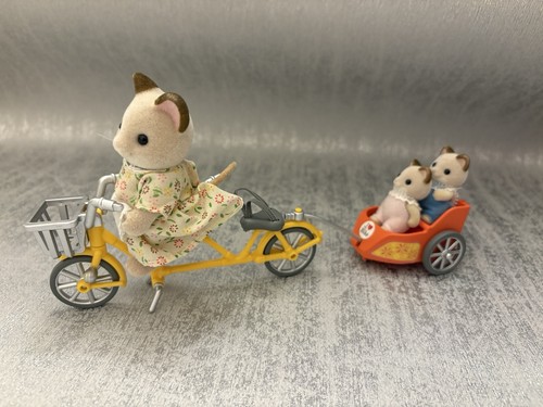Sylvanian families cat tandem - families,