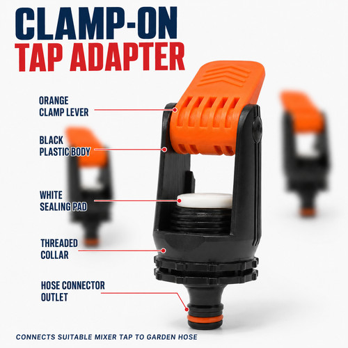Tap connector adapter mixer - tap,