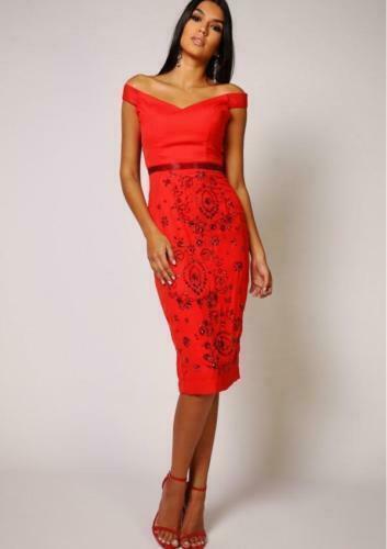 Virgos lounge red - red, dress