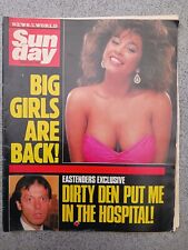 Vintage Maria Whittaker News Of The World magazine Sun Day March 29th 1987 80s