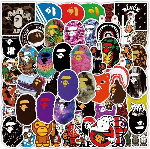 Pcs jdm bape stickers - jdm,