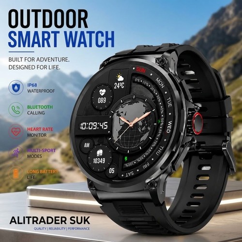 Military smart watch for men - watch,