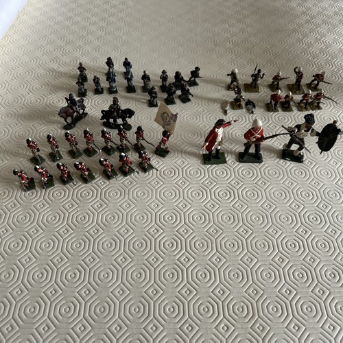 Vintage lead soliders - lead,