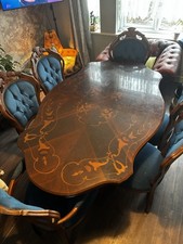 ITALIAN SHAPED INLAID DINING