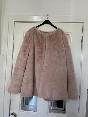 Ladies lined faux - lined, coat
