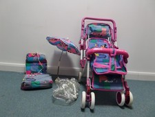 Vintage 1990s Hauck Apollo Mini Dolls Disney Mickey and Minnie Mouse Stroller