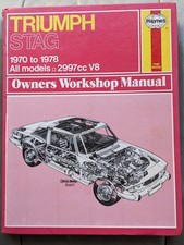 Triumph Stag Haynes manual