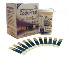 50 x SD Codefree Blood Glucose