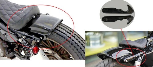 Short rear fender - short, &