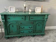 Stained sideboard, distressed colour