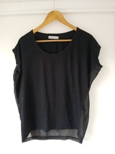 New Look Ladies Black Skull Top Size 8