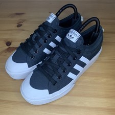 Adidas Nizza Black And White Trainers Size 6 UK FV5321