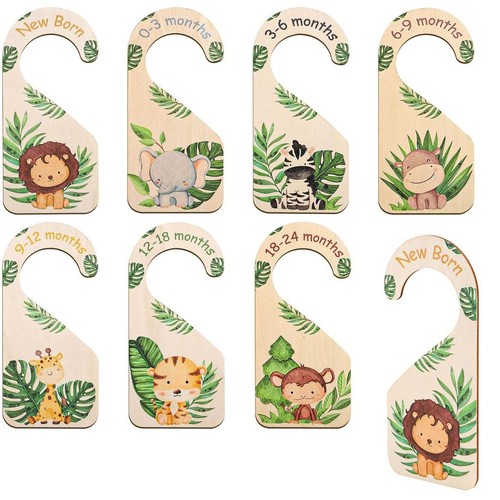 Baby closet dividers pack - dividers, 7-pack
