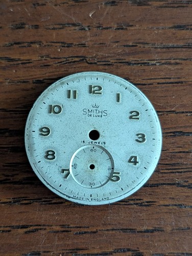 Smiths deluxe watch - watch, dial