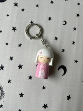 Kimmidoll Keychain Japanese Kokeshi Character Kawaii Kayo Keyring