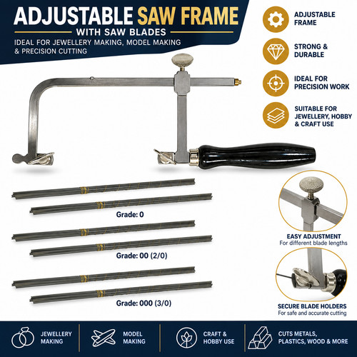 Jewellers saw adjustable type - saw,