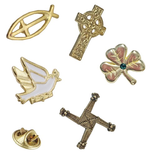 Religious lapel pin brooch - religious,