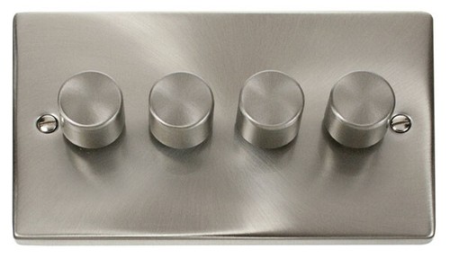 Click deco satin chrome - chrome, white