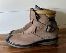 Sergio Grasso CARTHAGO Brown Nubuck Leather Ankle Riding Boots Women’s Size 40