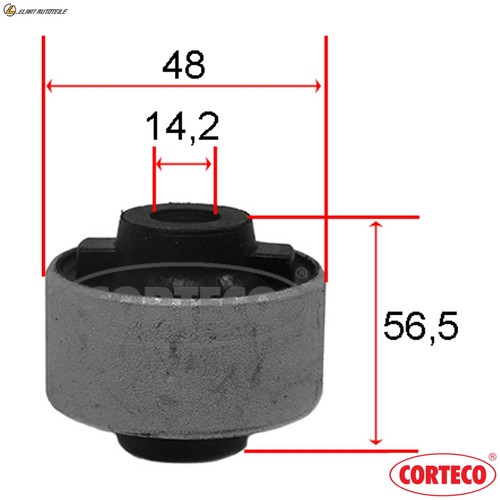 Bearing handlebar 80001540 - 2x,