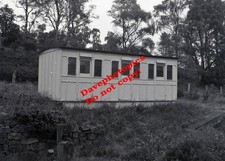 B&W Train / Railway  (6x4cm) Negative  (3/11-26) Old Coach Body @ Cambus O'May s