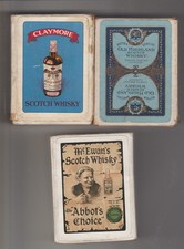 3x packs  SCOTCH WHISKY